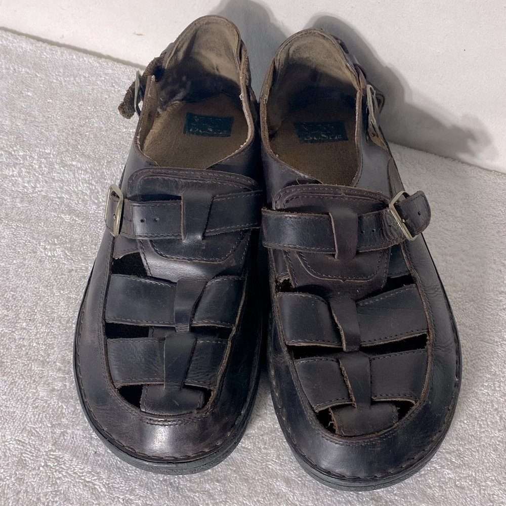 Nunn Bush Brown Leather Fisherman Style Sandals 12